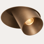 Light+ventilation long BRUSHED BRASS 40* 2700K CRI90+